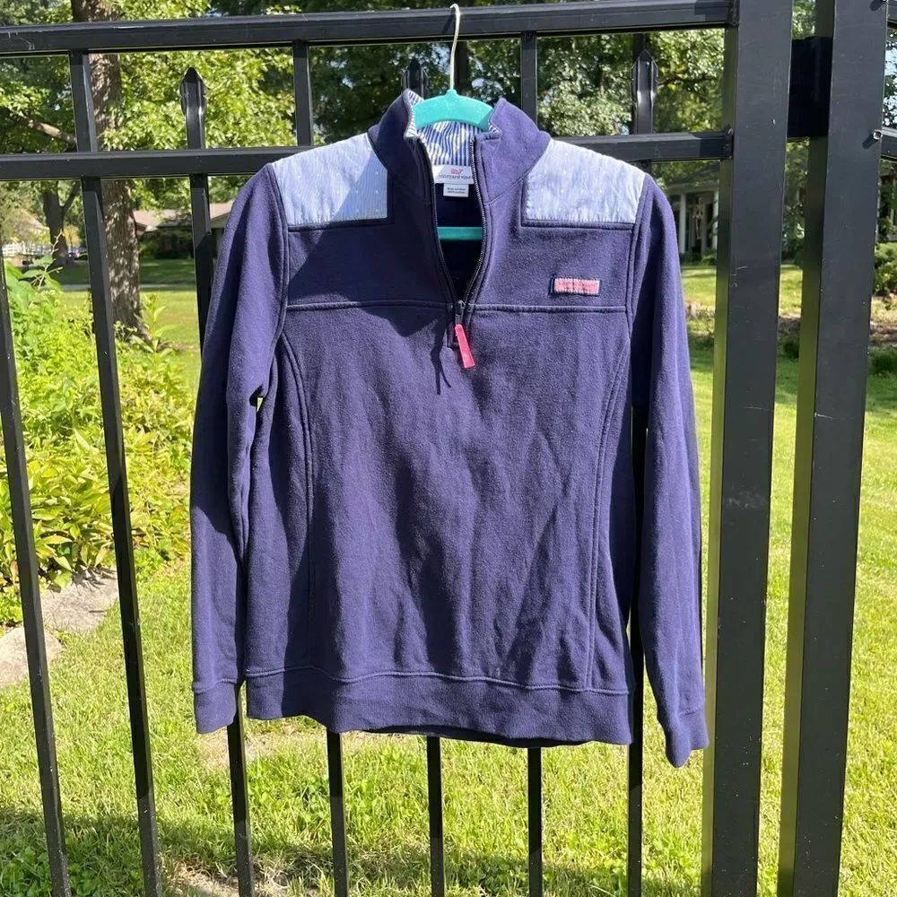 Vineyard Vines Cotton Quarter Zip Pullover
